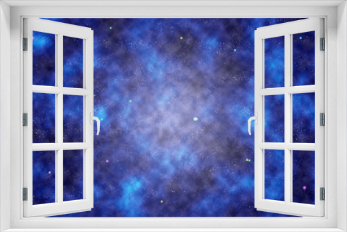 Fototapeta Naklejka Na Ścianę Okno 3D - 汎用性の高い宇宙空間のイラスト