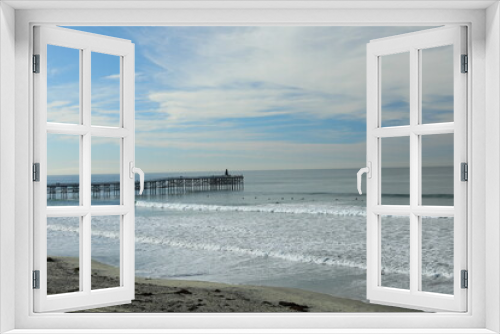 Fototapeta Naklejka Na Ścianę Okno 3D - Pacific ocean beach in Saint Diego California USA