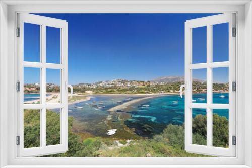 Fototapeta Naklejka Na Ścianę Okno 3D - Agios Nikolaos beach in Attica, Greece