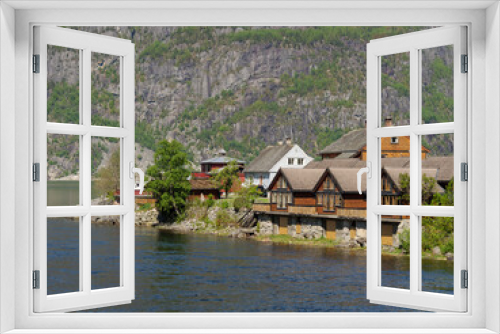 Fototapeta Naklejka Na Ścianę Okno 3D - Frühling in Norwegen