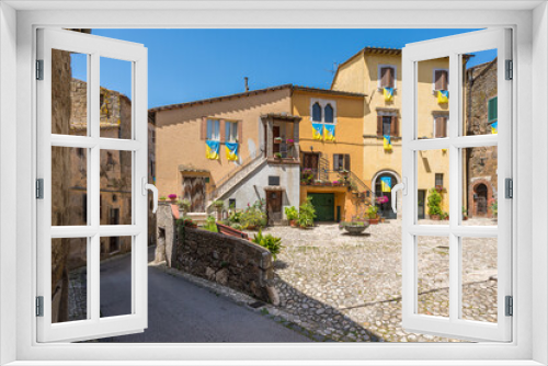 Fototapeta Naklejka Na Ścianę Okno 3D - Otricoli, beautiful village in the Province of Terni, Umbria, Italy.