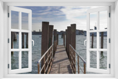 Fototapeta Naklejka Na Ścianę Okno 3D - passerella venezia