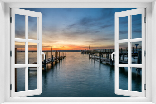 Fototapeta Naklejka Na Ścianę Okno 3D - Sonnenaufgang am Ammersee 