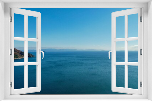 Fototapeta Naklejka Na Ścianę Okno 3D - 琵琶湖上空からの眺め