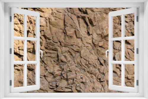Fototapeta Naklejka Na Ścianę Okno 3D - Texture of the rock  wall stone.