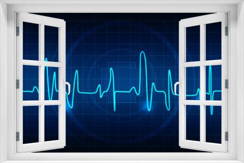 Cardiogram concept -2D rendering illustration