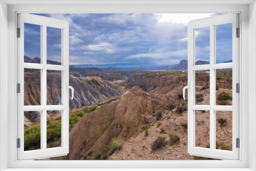 Fototapeta Naklejka Na Ścianę Okno 3D - Tabernas Desert (Almeria, Spain)