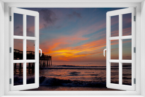 Fototapeta Naklejka Na Ścianę Okno 3D - sunrise on the beach