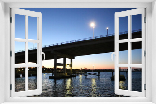 Fototapeta Naklejka Na Ścianę Okno 3D - Intracoastal Bridge, Ormond Beach, Florida