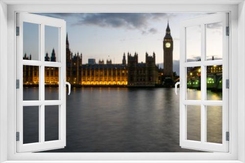 Fototapeta Naklejka Na Ścianę Okno 3D - houses of parliament