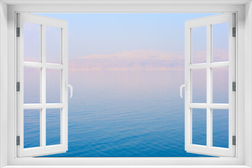 Fototapeta Naklejka Na Ścianę Okno 3D - The coast of the Dead Sea near Ein Gedi nature reserve in Israel