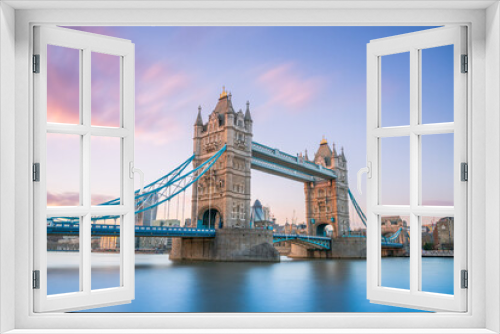 Fototapeta Naklejka Na Ścianę Okno 3D - London Tower Bridge  at the sunset 