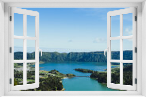 Fototapeta Naklejka Na Ścianę Okno 3D - Lagoa das 7 Cidades - Azores