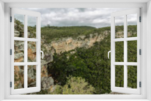 Fototapeta Naklejka Na Ścianę Okno 3D - natural landscape in the city of Ituaçu, State of Bahia, Brazil