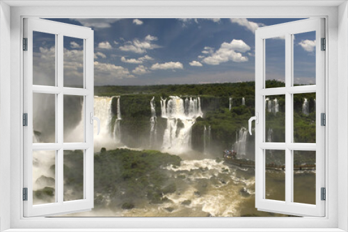 Fototapeta Naklejka Na Ścianę Okno 3D - Iguazu Falls, Brasil side