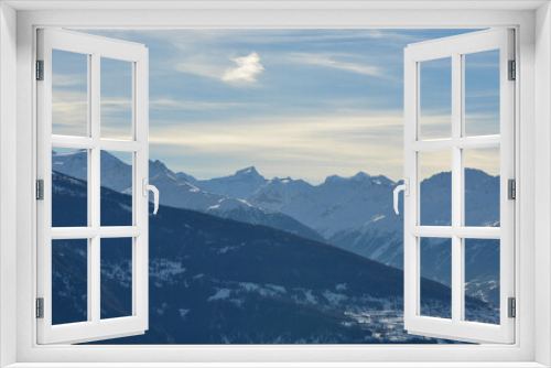 Fototapeta Naklejka Na Ścianę Okno 3D - Winter in the mountains