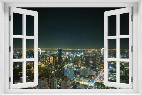 Fototapeta Naklejka Na Ścianę Okno 3D - view of the city