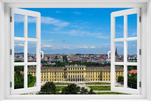 panorama of SISI palace in Vienna 2022