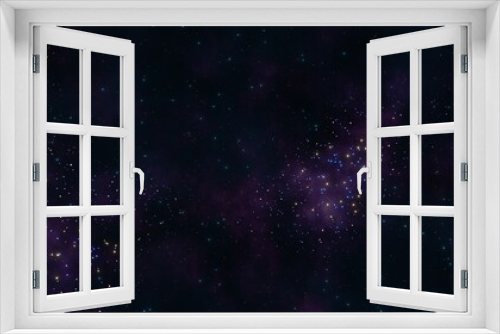 Fototapeta Naklejka Na Ścianę Okno 3D - Nebula background. Galaxy in the universe. 3d rendering.