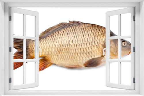Fototapeta Naklejka Na Ścianę Okno 3D - Fresh fish isolated on white background