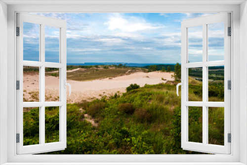 Fototapeta Naklejka Na Ścianę Okno 3D - Sleeping Bear Dunes National Lakeshore in Summer, Michigan