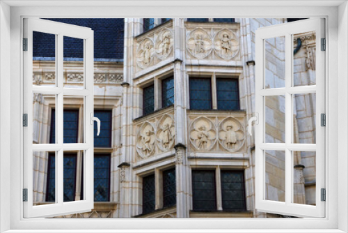 Jacques Coeur Palace, Bourges, France. Architectural detail.