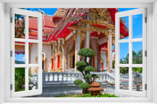 Fototapeta Naklejka Na Ścianę Okno 3D - Buddhist temple