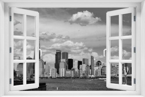 Fototapeta Naklejka Na Ścianę Okno 3D - New York City skyline