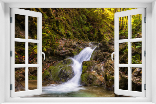 Fototapeta Naklejka Na Ścianę Okno 3D - Gorges Canyons Waterfalls 439