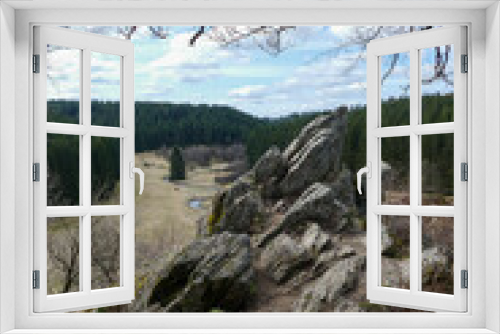 Fototapeta Naklejka Na Ścianę Okno 3D - river in the mountains