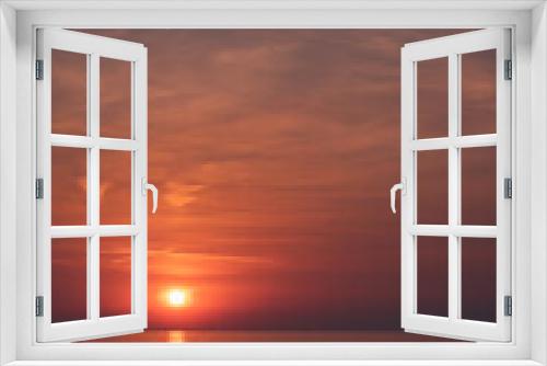Fototapeta Naklejka Na Ścianę Okno 3D - sunset in Tropea 
