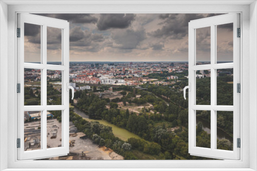 Fototapeta Naklejka Na Ścianę Okno 3D - Panaorama Poznania