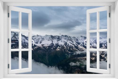 Fototapeta Naklejka Na Ścianę Okno 3D - Views from the Birg (2,684 m) in the Bernese Alps, overlooking the Lauterbrunnen valley.Switzerland.
