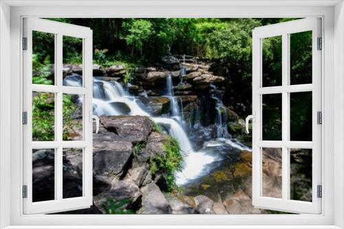 Fototapeta Naklejka Na Ścianę Okno 3D - Tad noi waterfall at Na Yung - Nam Som National Park Udon Thani Province, Thailand