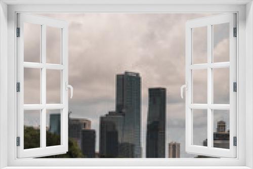 Fototapeta Naklejka Na Ścianę Okno 3D - view of the city Brickell miami 