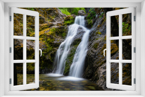 Fototapeta Naklejka Na Ścianę Okno 3D - Oregon Waterfall