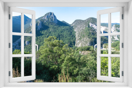 Fototapeta Naklejka Na Ścianę Okno 3D - Panorama sur les gorges du Verdon dans le Sud de la France