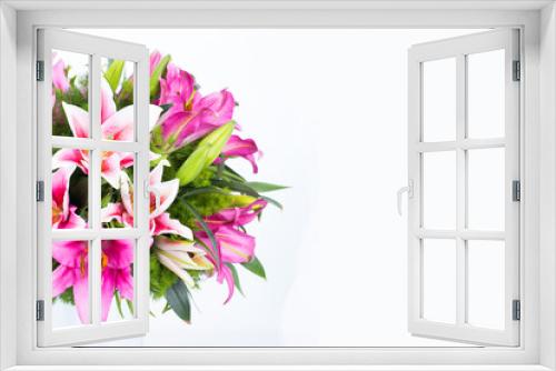 Fototapeta Naklejka Na Ścianę Okno 3D - Bouquet of flowers can make a background