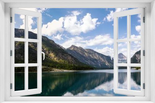 Fototapeta Naklejka Na Ścianę Okno 3D - Plansee, lake in the Austrian Alps