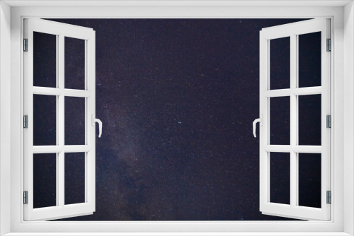 Fototapeta Naklejka Na Ścianę Okno 3D - 어두운 밤하늘에 빛나는 별과 은하수