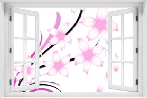 Fototapeta Naklejka Na Ścianę Okno 3D - decorazione fiori di ciliegio