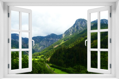 Fototapeta Naklejka Na Ścianę Okno 3D - Alpenlandschaft Radmertal