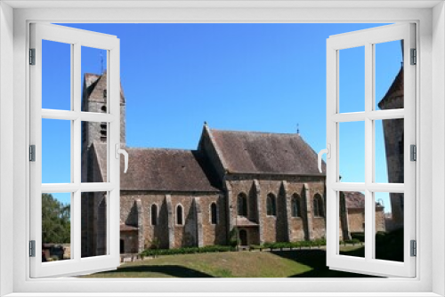 Fototapeta Naklejka Na Ścianę Okno 3D - Eglise de Blandy-les-Tours en Seine et Marne. France