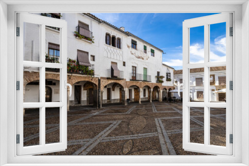 Fototapeta Naklejka Na Ścianę Okno 3D - Small Square, Plaza Chica in Zafra, province of Badajoz, Extremadura, Spain