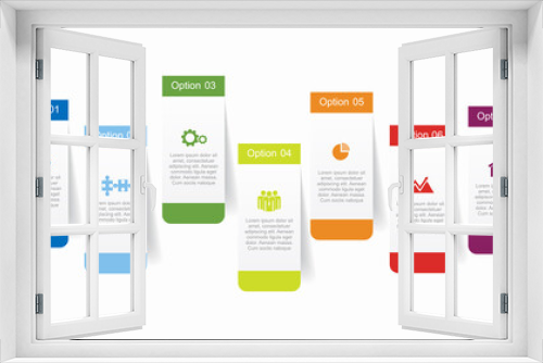 Infographic design template with place for your data. Vector illustration.