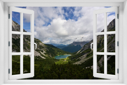 Fototapeta Naklejka Na Ścianę Okno 3D - Seebensee in Tirol