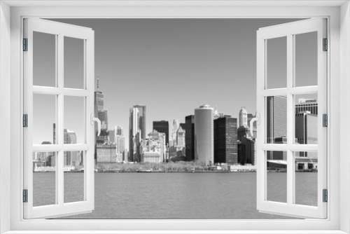 Fototapeta Naklejka Na Ścianę Okno 3D - Panoramic view of New York Manhattan