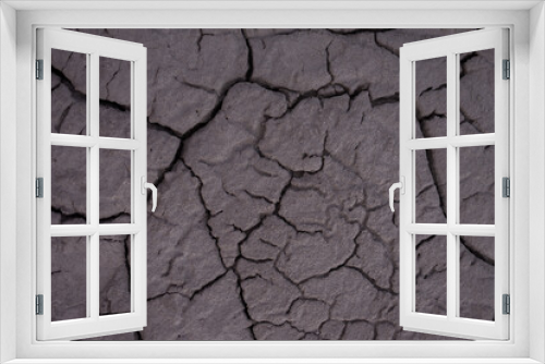 Fototapeta Naklejka Na Ścianę Okno 3D - Dried brown desert sand. Abstract texture
