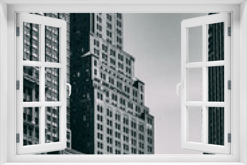 Fototapeta Naklejka Na Ścianę Okno 3D - city skyscrapers, new york