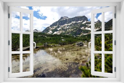 Fototapeta Naklejka Na Ścianę Okno 3D - Landscape of Pirin Mountain near Popovo Lake, Bulgaria